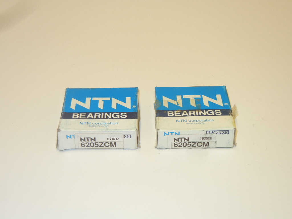 LOT OF 2 NTN 6205ZCM NEW BALL BEARINGS 6205ZCM