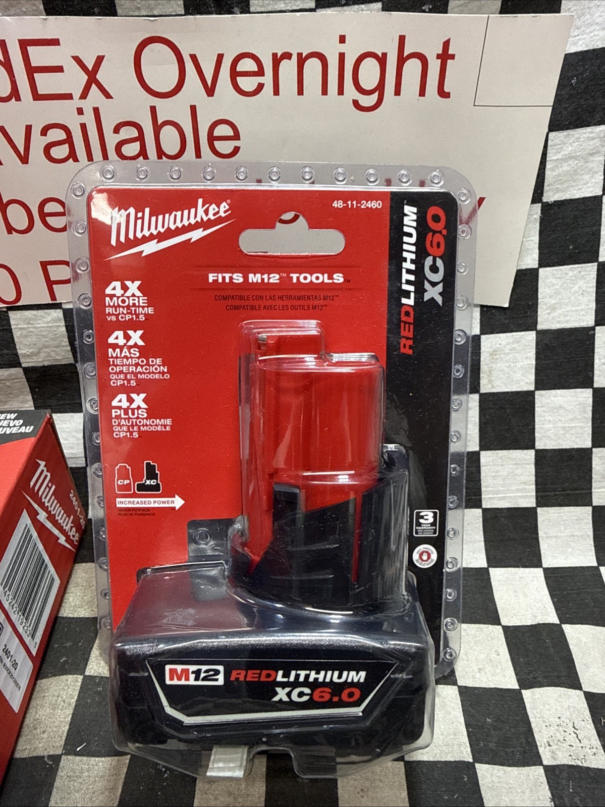 MILWAUKEE Screwdriver 1/4″ Drive Size + BATTERY PACK LI-IO, 2401-20 & 48-11-2001