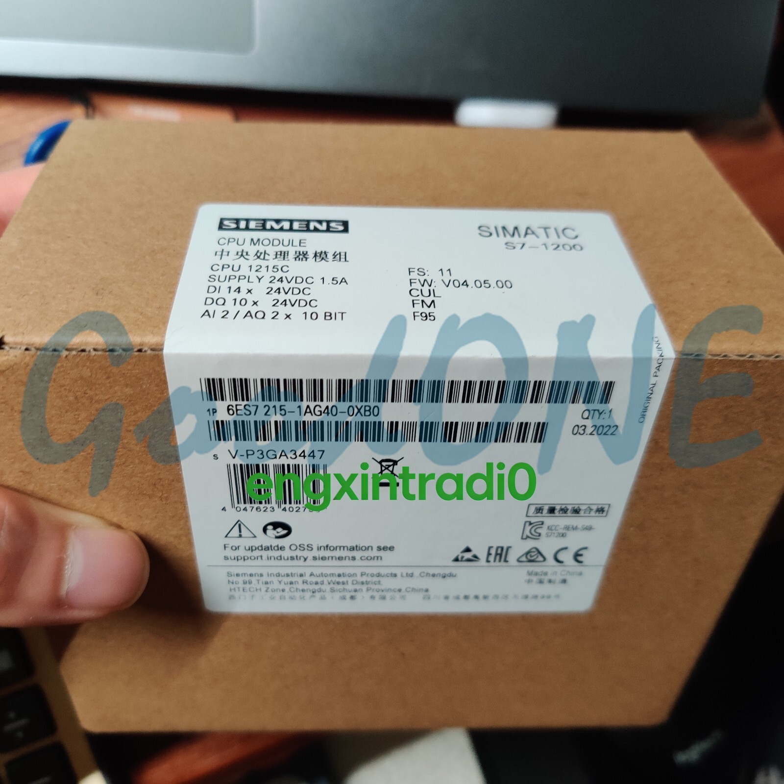 1PC New Siemens Unopened 6ES7 215-1AG40-0XB0 6ES7215-1AG40-0XB0 PLC