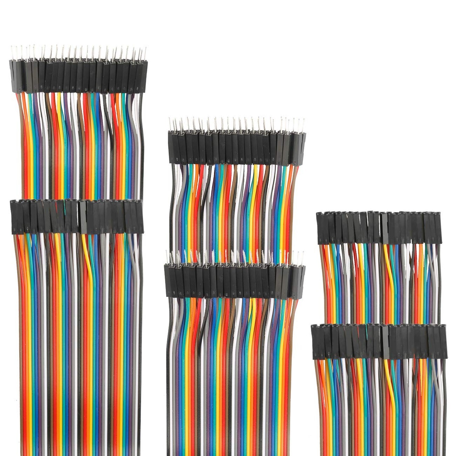 120pcs Dupont Wire 10cm 15cm 20cm 30cm 40cm 50cm 100cm Optional Breadboard Ju…
