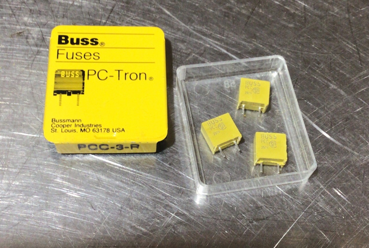 Buss PCC-1/2 Bussmann PC-Tron Fuse PCC12, 3