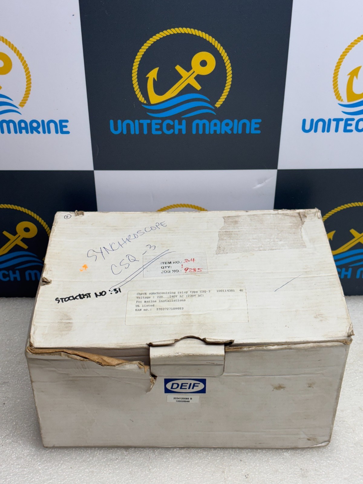 DEIF CSQ-3 MARINE 230V MULTI FUNCTION SYNCHROSCOPE