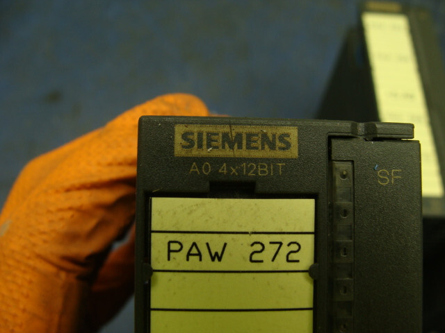 LOT OF 3 SIEMENS SIMATIC S7 ANALOG OUTPUT MODULES 6ES7 332-5HD01-0AB0