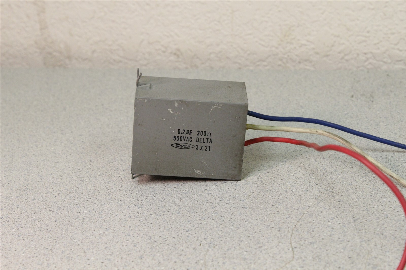 Marcon 0.2uf 200 550VAC Delta 3X21 Capacitor “F” *FREE SHIPPING*