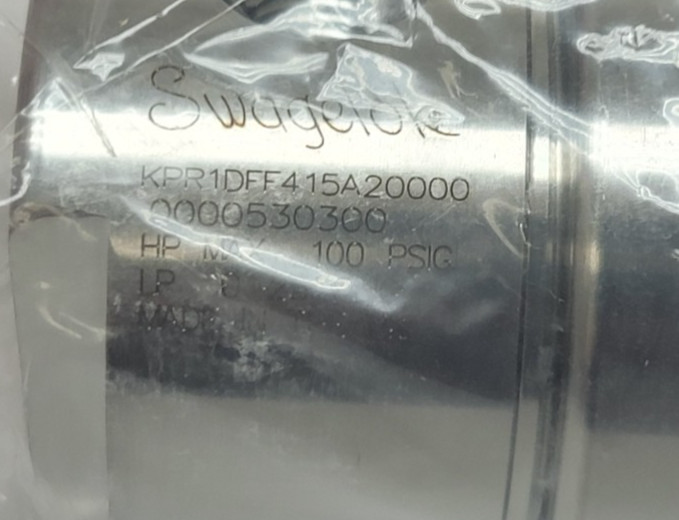 Swagelok KPR Series Regulator. 1/4″ NPTF ports, 6.8 bar max KPR1DFF415A20000