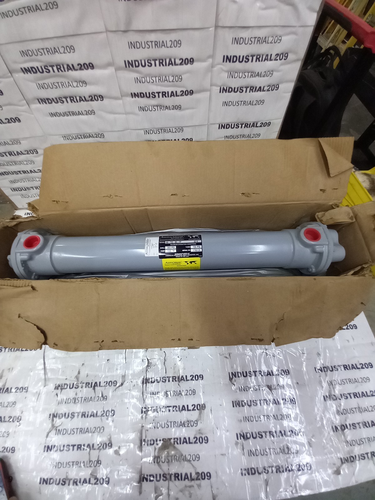 AMERICAN INDUSTRIAL AB-703-B6-FP HEAT EXCHANGER 150 PSI
