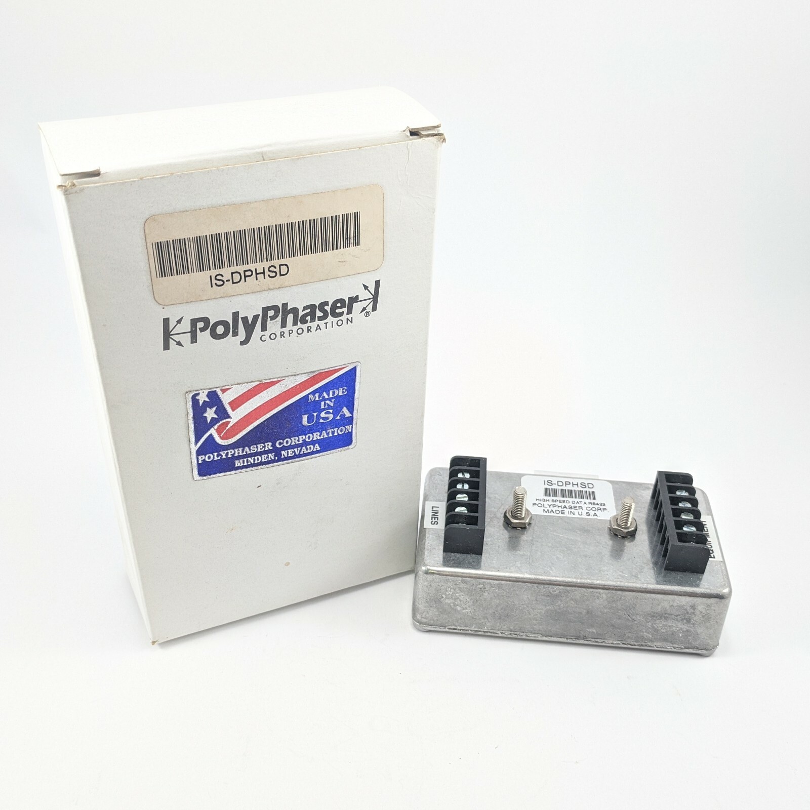 Polyphaser IS-DPHSD RS422 Twisted Pair Line Impulse Surge Suppressor Protector