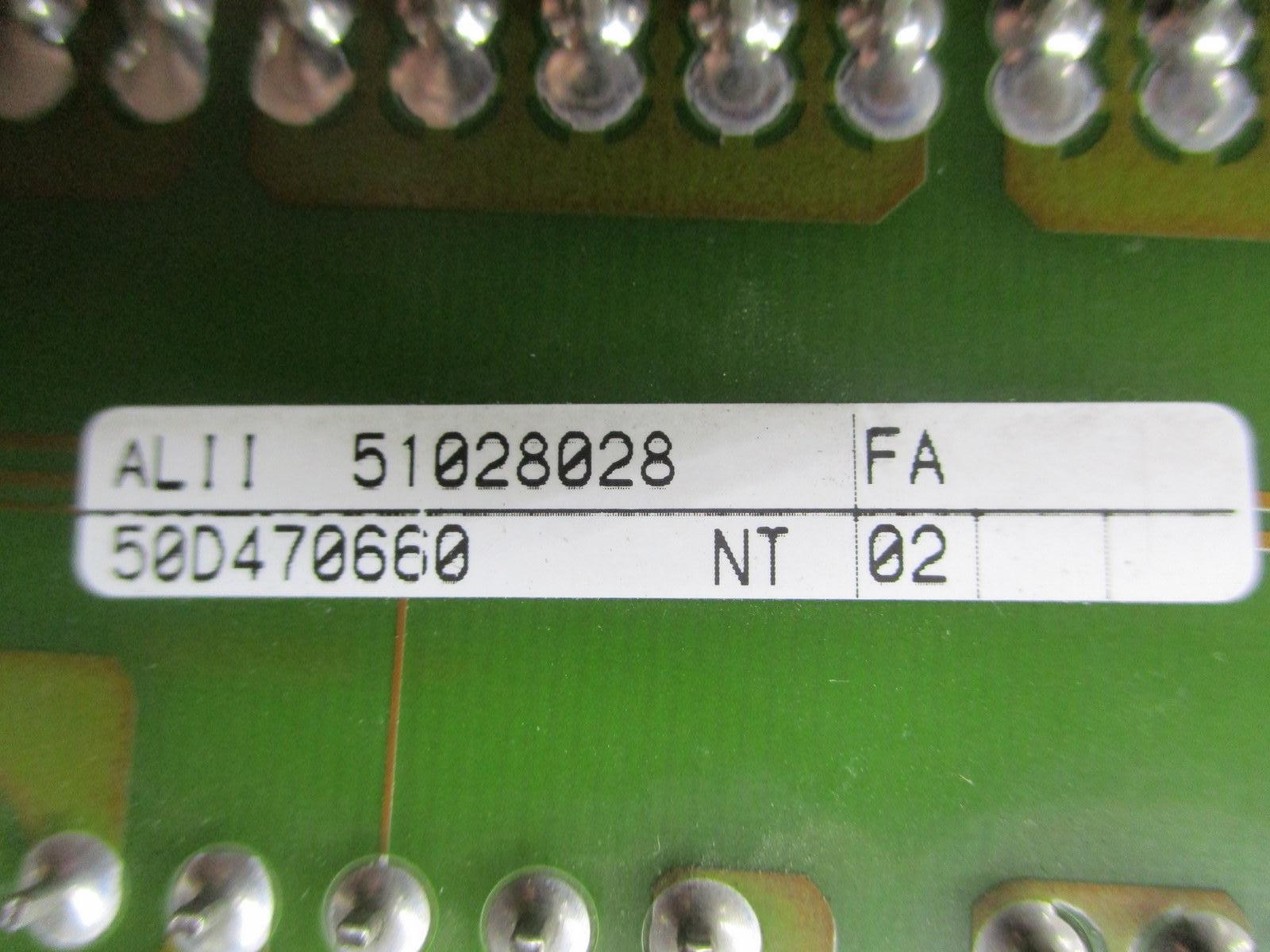 MGE 51028028 ALII Circuit Board 5102807XD-2FA