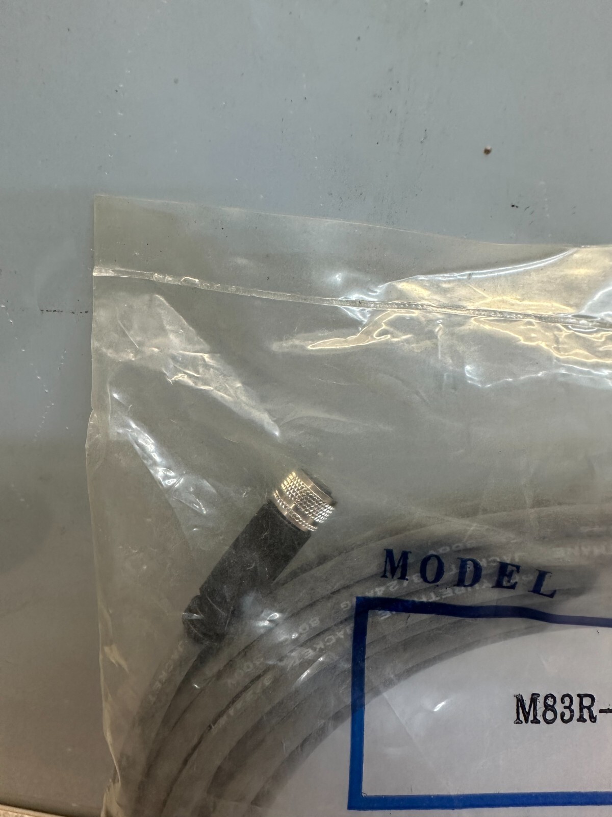 NEW ADSENS TECH MODEL M83R-PUR-5M, 3-PIN SWITCH CONNECTOR. FREE SHIPPING.
