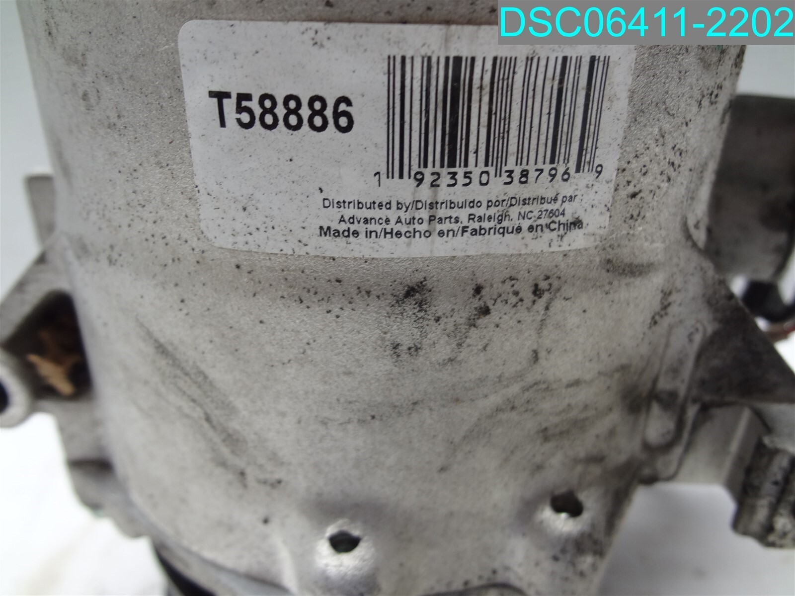 For parts or Repair: A/C Compressor CARQUEST T58886 fits Acura TSX 192350387969