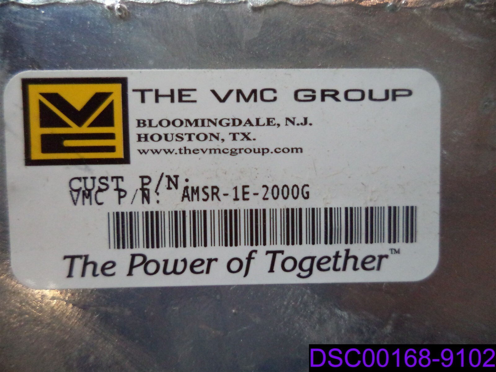 Qty = 4: The VMC Group P/N AMSR-1E-2000G