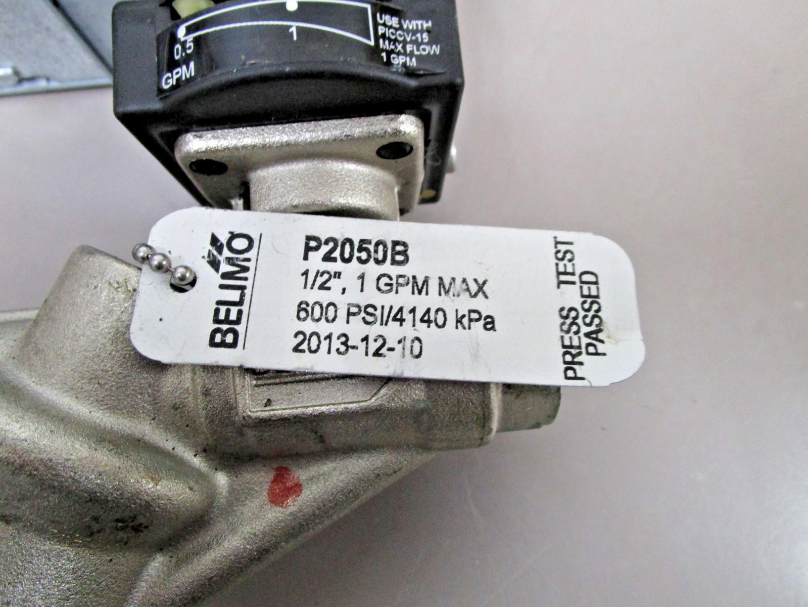 Belimo P2050B005+LRB24-3 Characterized Control Valve Assembly 1/2″
