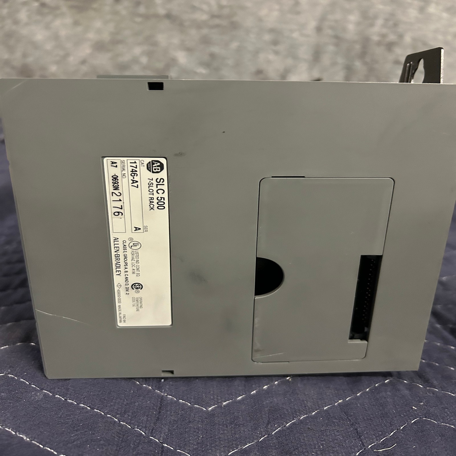 Allen-Bradley SLC 500 PLC Rack System w SLC 502 CPU, Power Supply & IO Modules