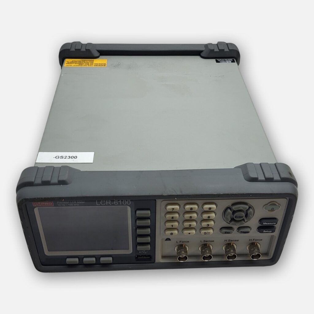 GW INSTEK LCR-6100 PRECISION LCR METER 100-240VAC 50/60HZ 15W