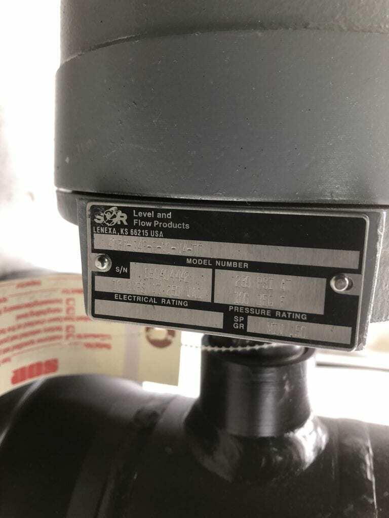 SOR 403A-G4F-B-M1-N4-TT 4″ Mechanical Level Switch 230PSI 100°F