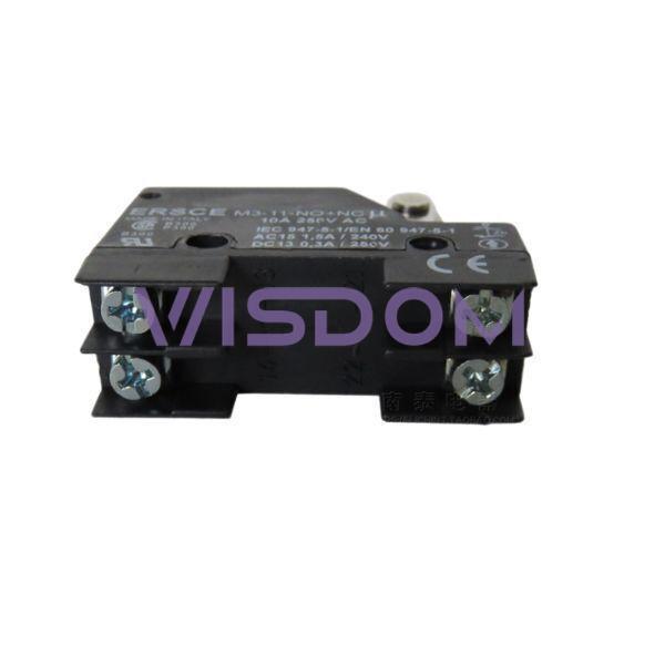 1PC New Micro Switch For ERSCE M3-11-NO+NC with Wheel
