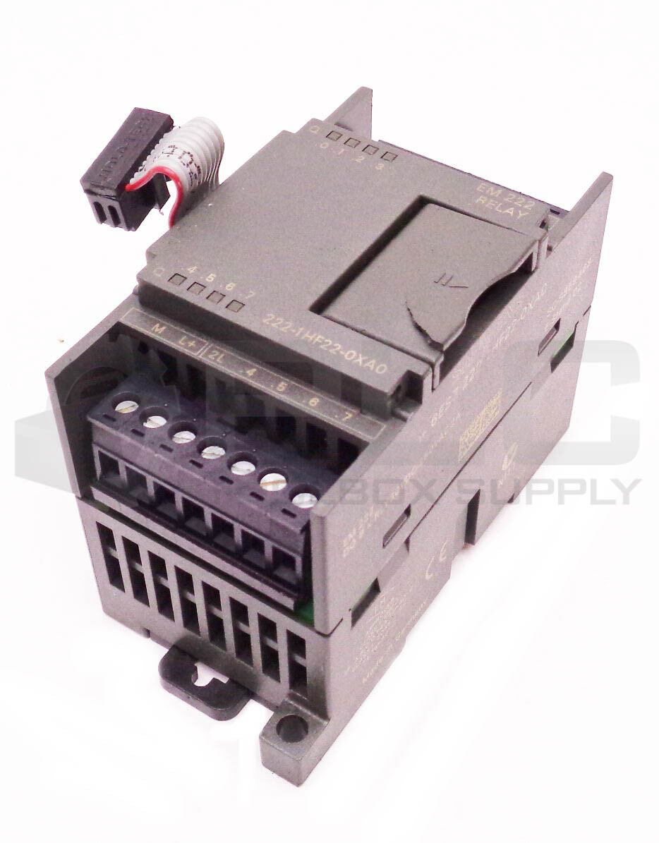 SIEMENS 6ES7 222-1HF22-0XA0 EM 222 RELAY MODULE *READ*