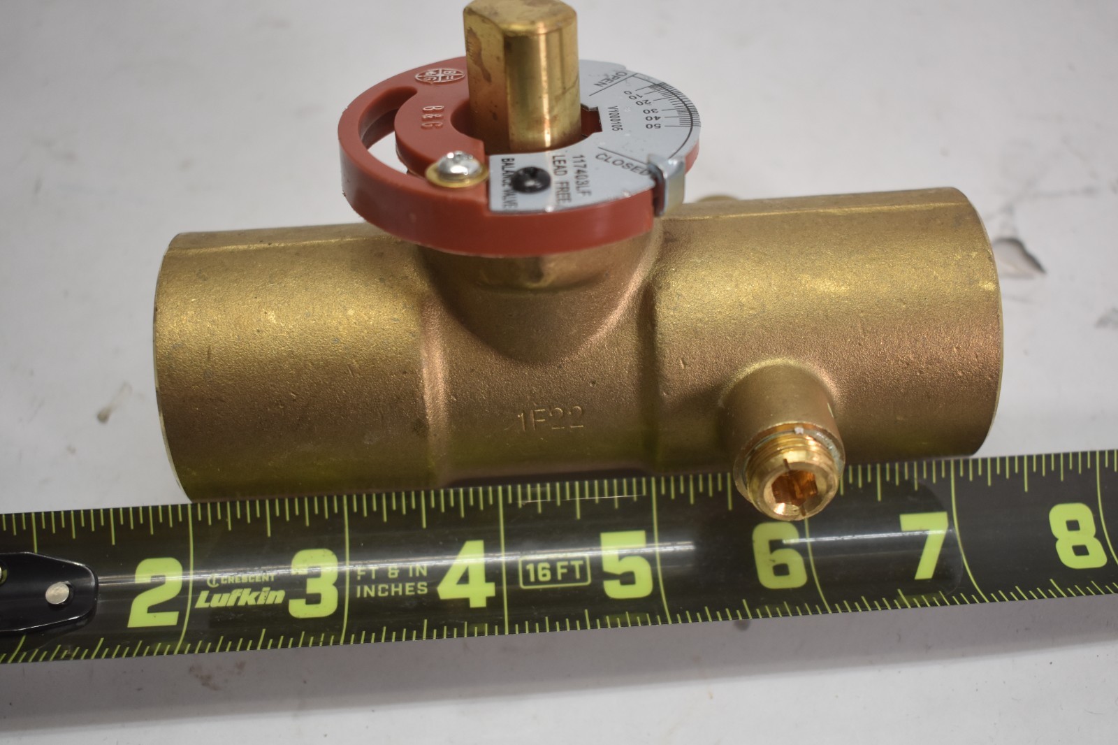 Bell & Gossett 117403LF 1-1/2″ Sweat CB Circuit Setter Balance Valve CB-1-1/2S