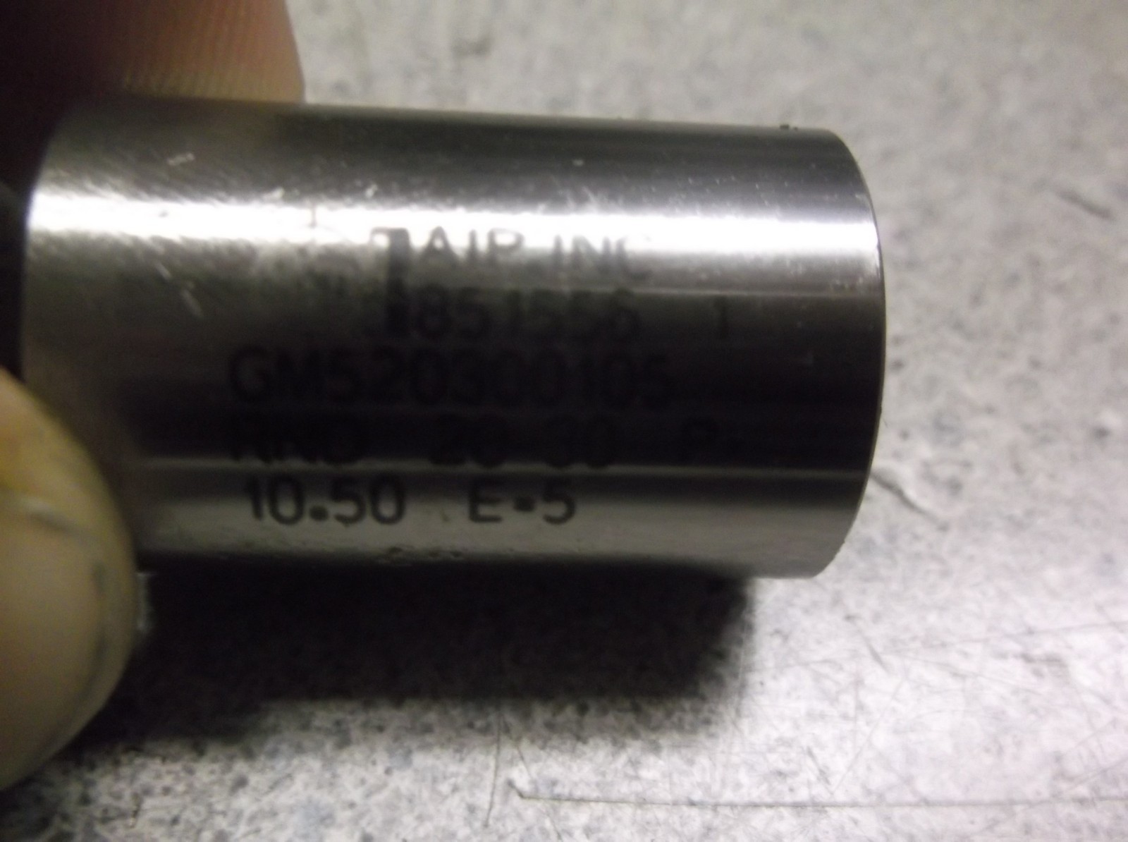 AIP Tool & Die Cutter Punch 851556 1 GM52030300105 RND 20-30 P=10.50 E=5