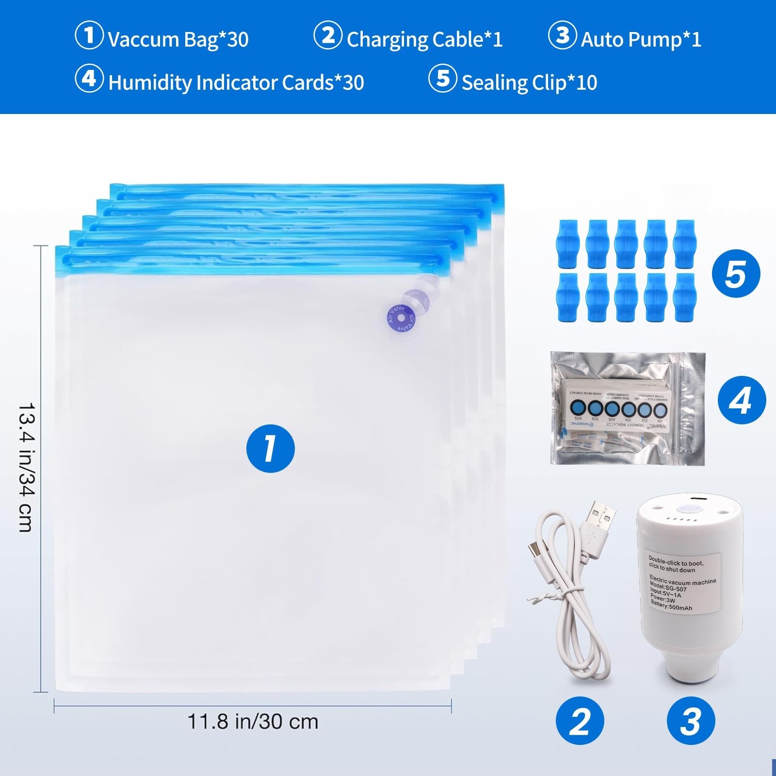 3D Print Filament Storage Bag Vacuum Kits