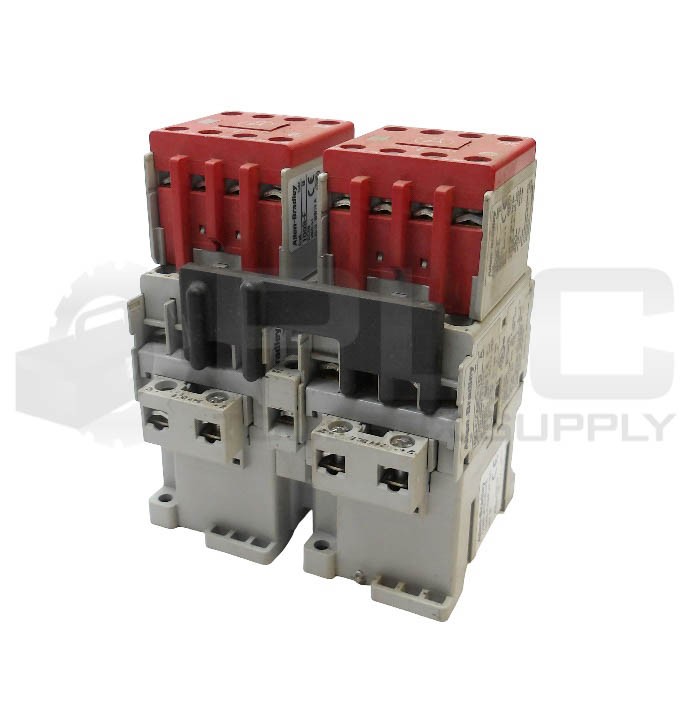 ALLEN BRADLEY 104S-C09EJ210C /B CONTACTOR W/ (2) 100-C09E*10 /A W/ (2) 100S-F /B