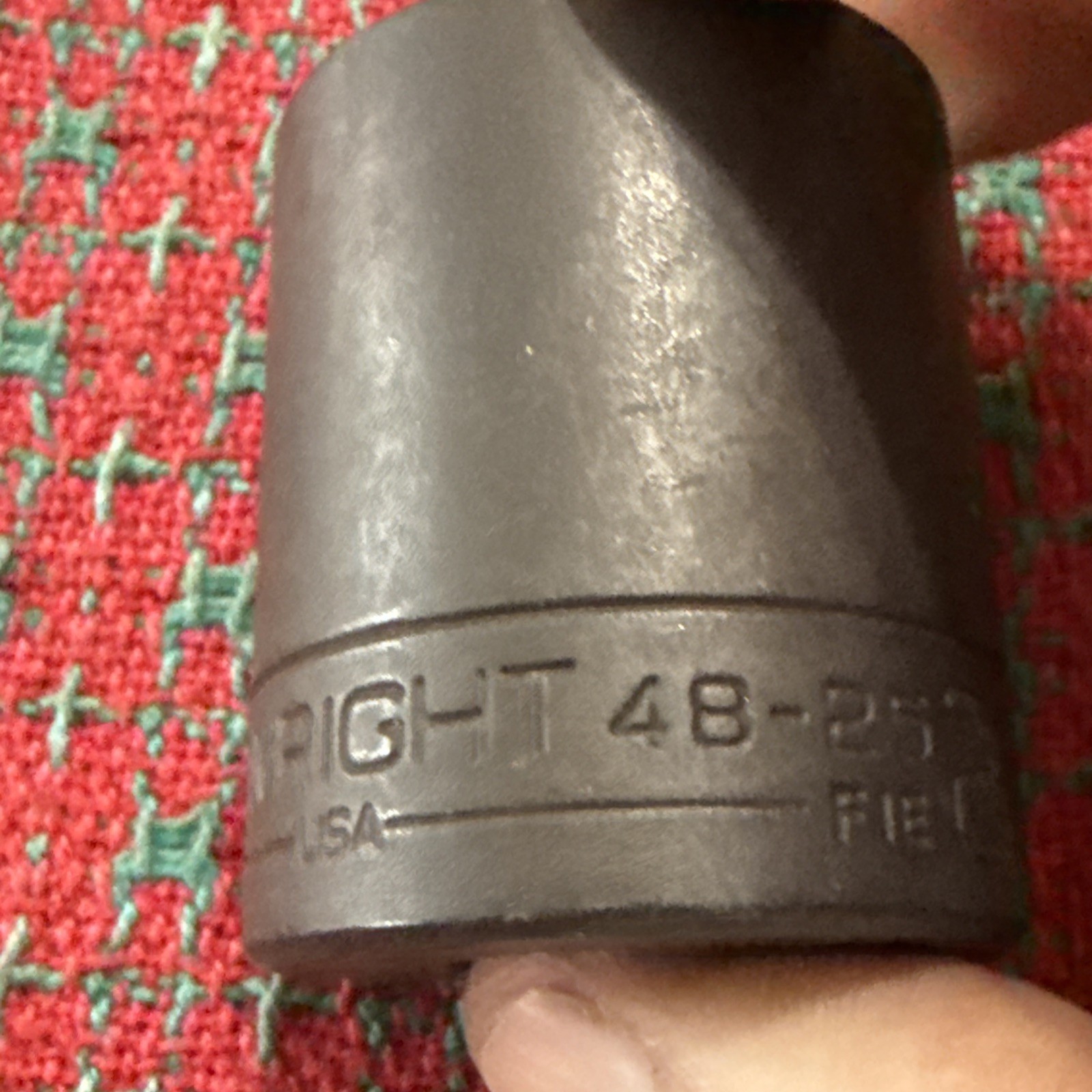 Wright Tool 25mm Impact Socket 48-25 1/2” Drive 6 Point 🇺🇸 NOS New