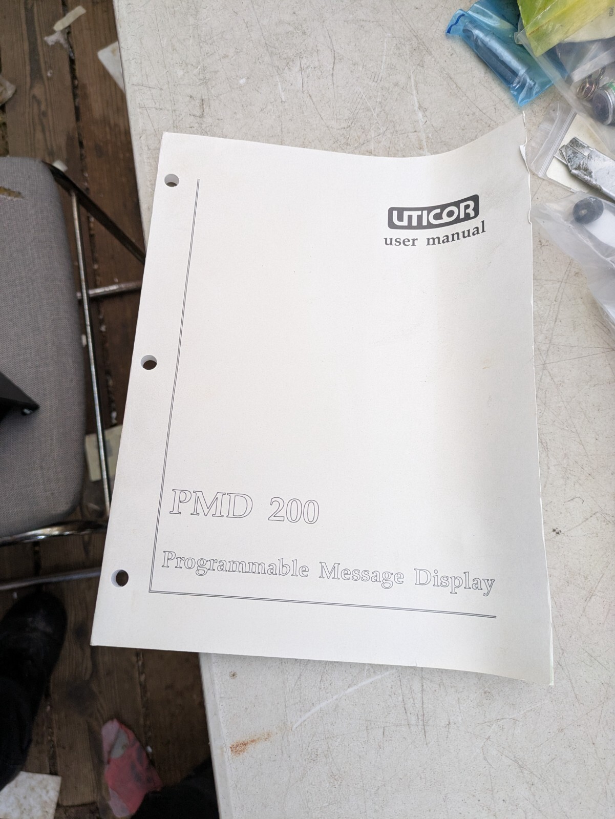 UTICOR TECHNOLOGY INC 76536-1 PROGRAMMABLE MESSAGE DISPLAY New in Box