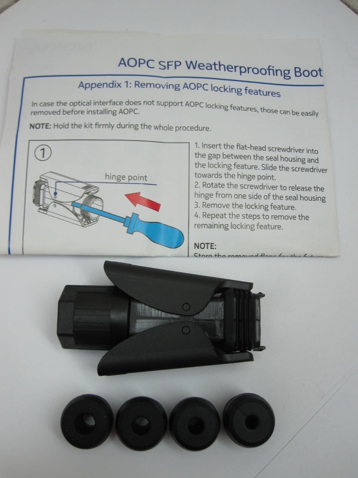Nokia HA-AOPC-01 AOPC SFP Weatherproofing Field Installable Boot Kit 475151A.102