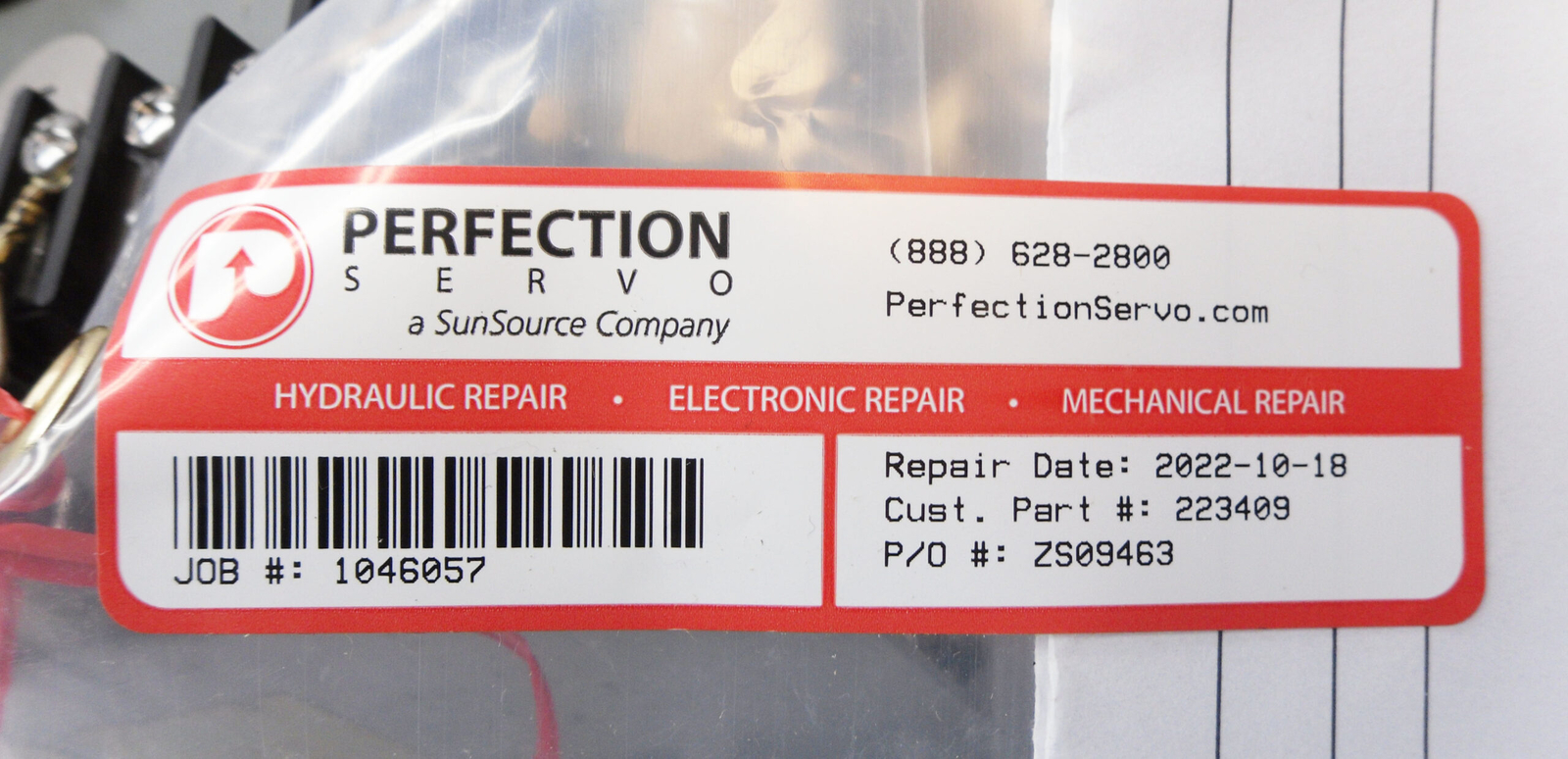 REPAIRED GENERAL ELECTRIC 3S7505HR101A1 HOT METAL DETECTOR