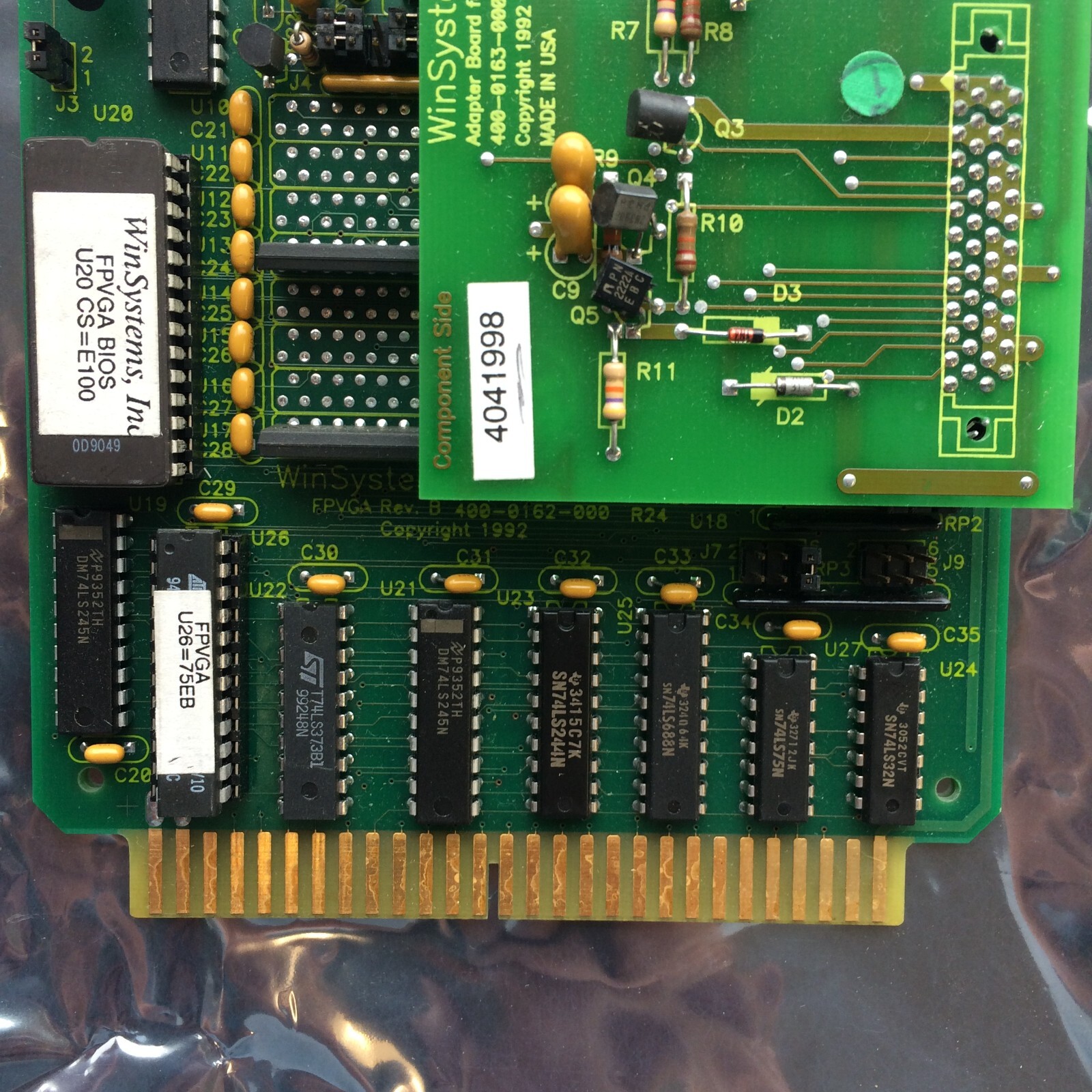 Winsystems For SHARP LM64P722 / LM64P80 Board Panels REV C 400-0163-000 FPVGA