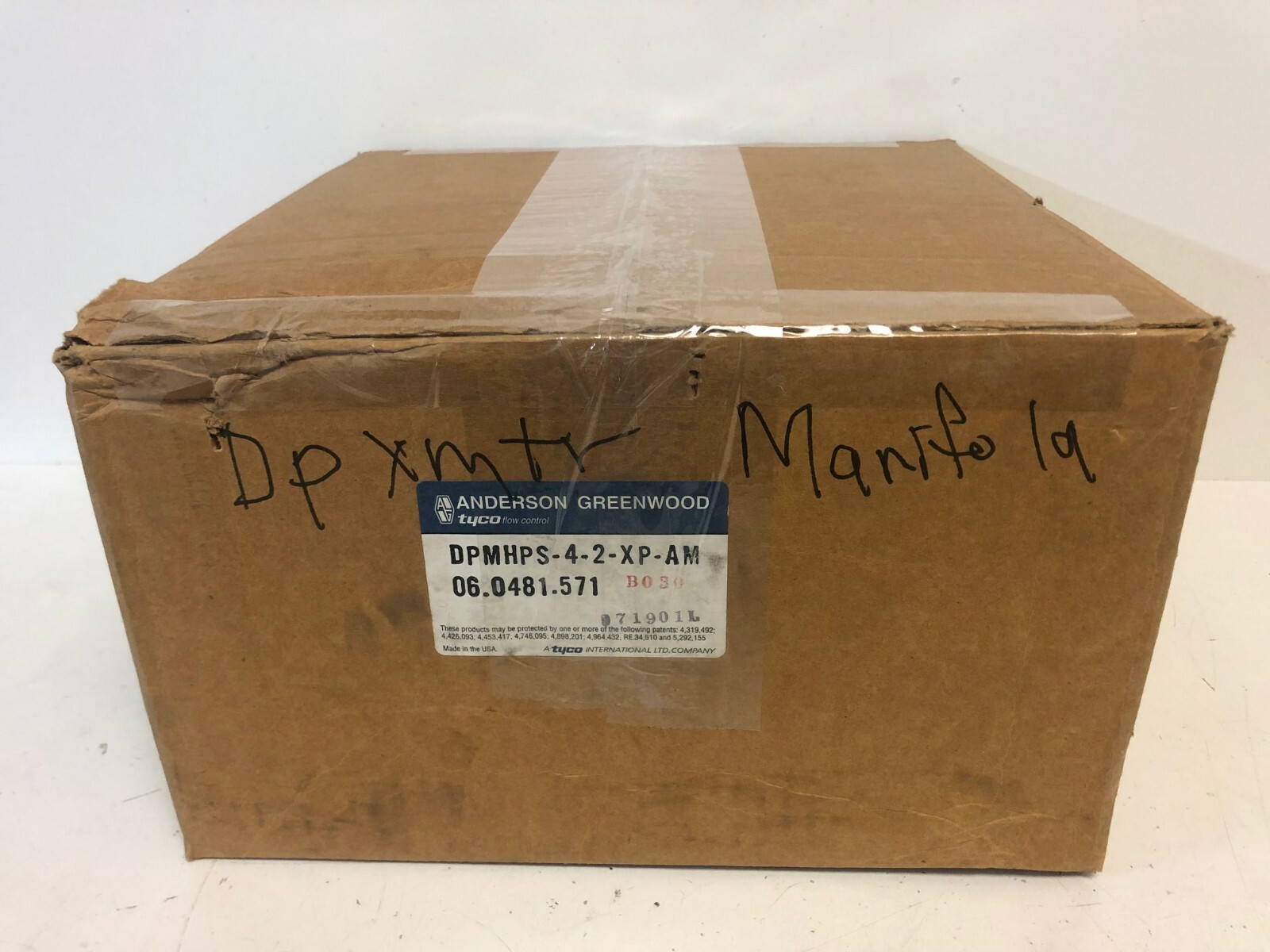NOS IN BOX! TYCO ANDERSON GREENWOOD MANIFOLD ASSY. DPMHPS-4-2-XP-AM 06.0481.571
