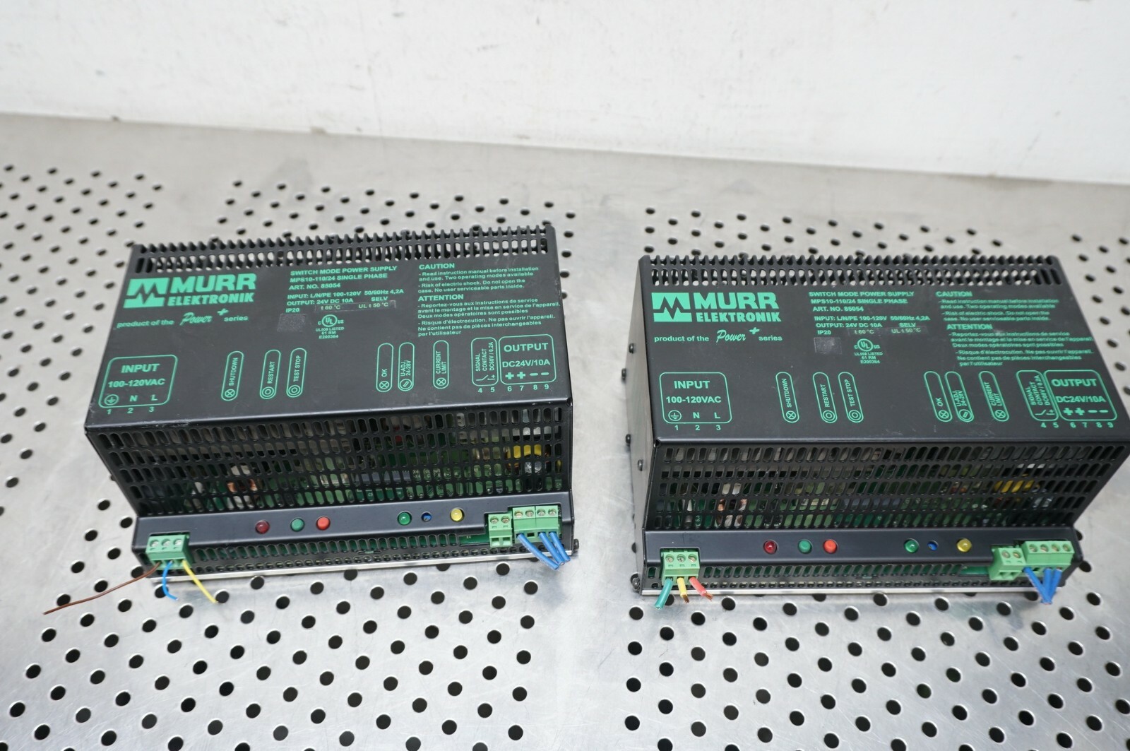MURR ELEKTRONIK MPS10-110/24 SINGLE PHASE SWITCH MODE POWER SUPPLY