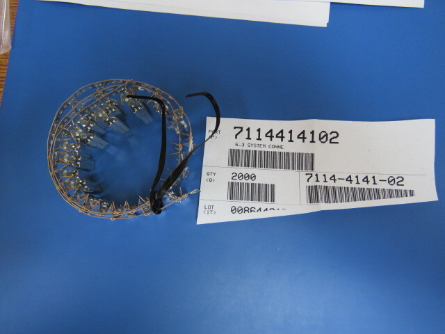 YAZAKI 7114-4141-02 Qty of 350 per Lot 6.3 SEALED MALE No 16-14