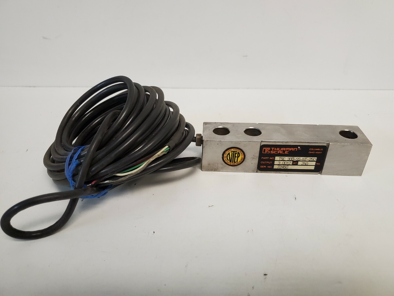 NEW OLD STOCK! THURMAN SCALE LOAD CELL TSC 300-SS-NT-250