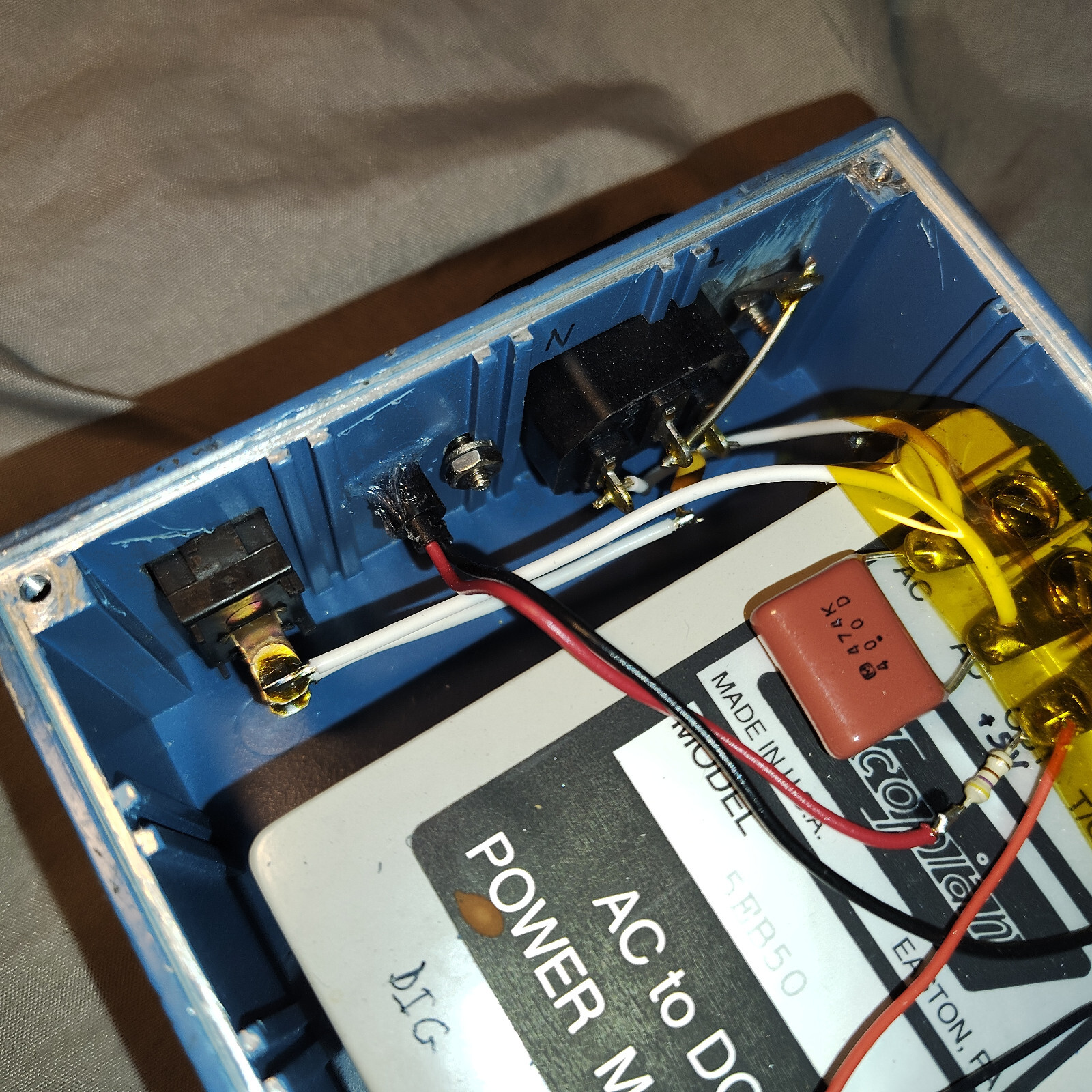 Laser pulse box 10K – 15K timing for buffer and detector acopian 5EB50 AC to DC
