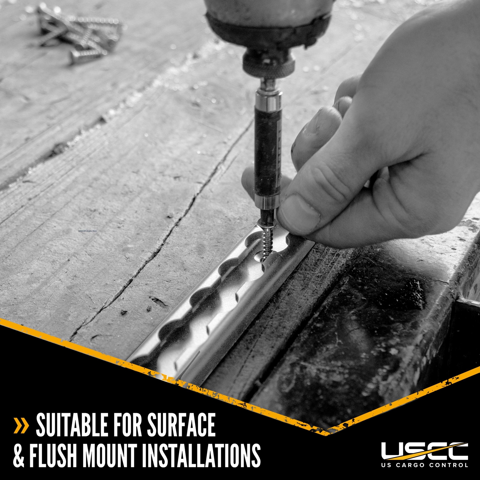 USCC 12″ Aluminum L Track – Secure Motorcycles, ATVs, Utility Tractors and More