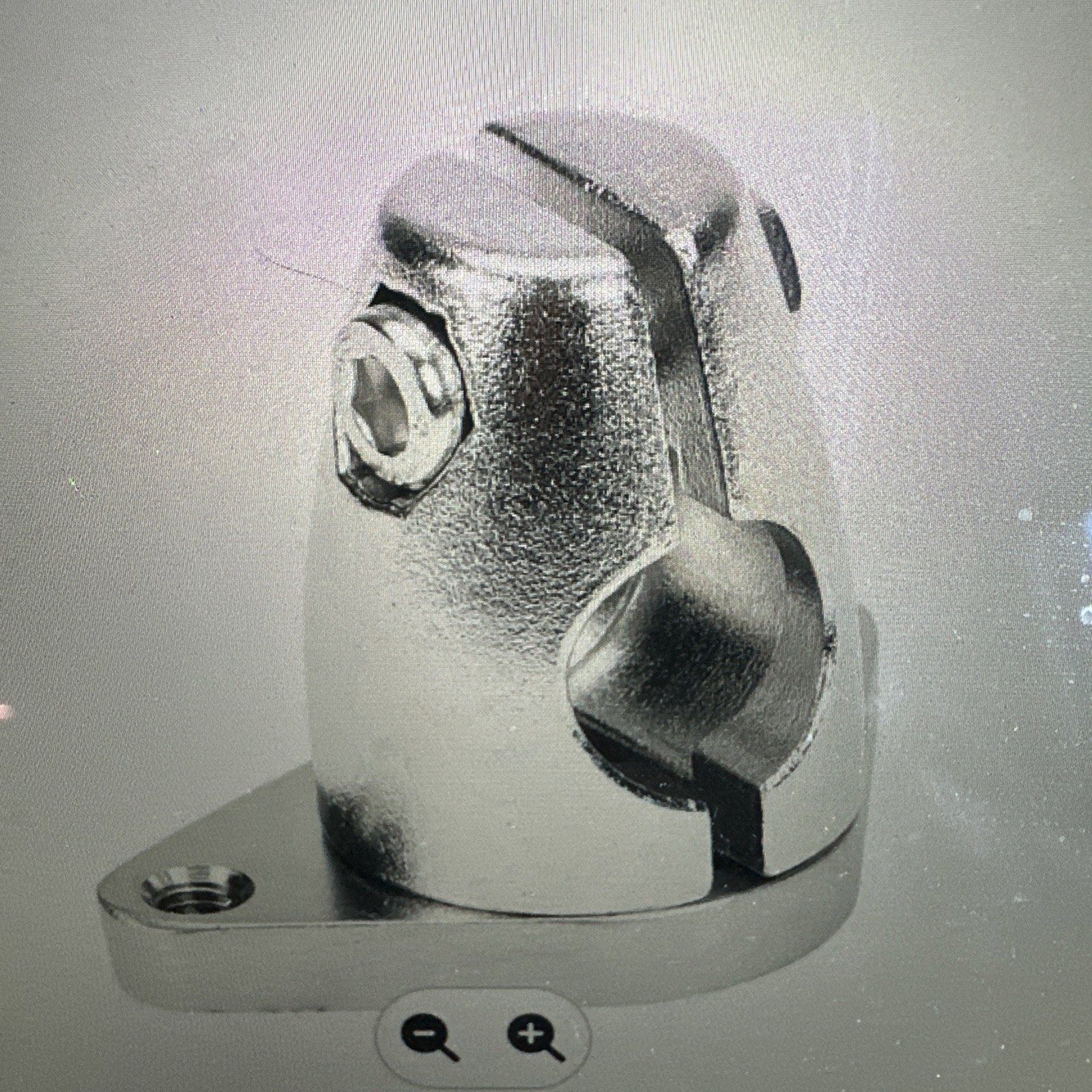 E3D301 ifm efector mounting bracket, right-angle, 304 stainless steel,