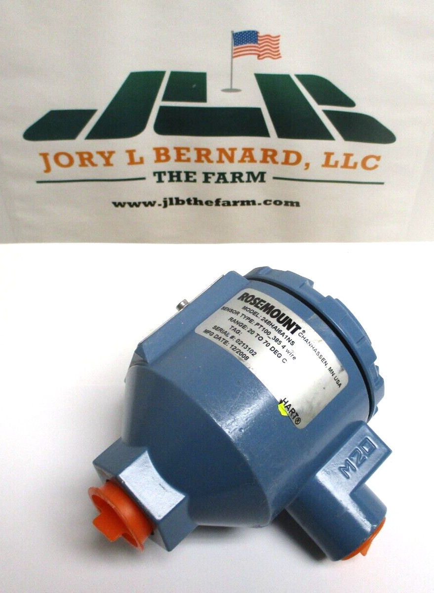ROSEMOUNT , 248HAI6A1NS , TEMPERATURE TRANSMITTER , 20-70 DEG-C , SURPLUS
