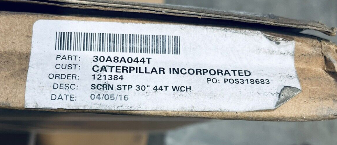 UNUSED SWECO S30K02132 CLAMP RING SCREEN SIEVE 44T CATERPILLAR 30A8A044T