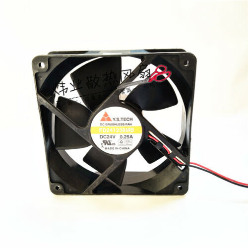 1pcs Y.S.TECH FD241238MB 12038 24V 12CM Double Ball Inverter Cooling Fan