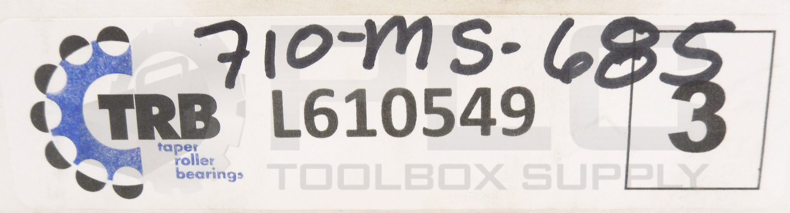 NEW TRB L610549 TAPERED ROLLER BEARING