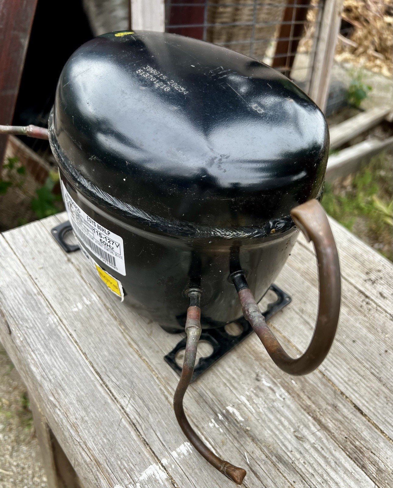 Embraco EGYS 80HLP Refrigerator Compressor 115-127V R134a – Working Pull
