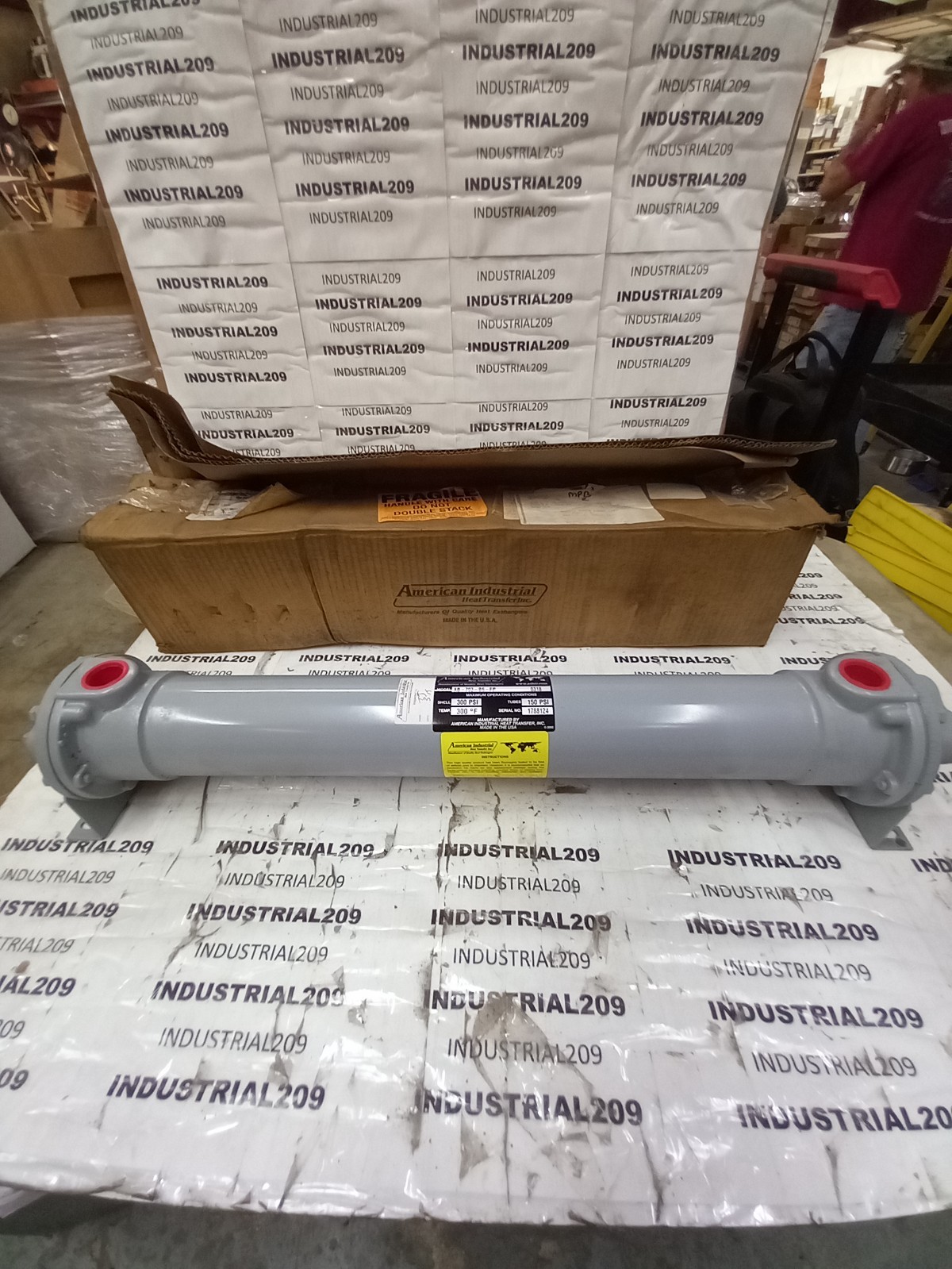 AMERICAN INDUSTRIAL AB-703-B6-FP HEAT EXCHANGER 150 PSI