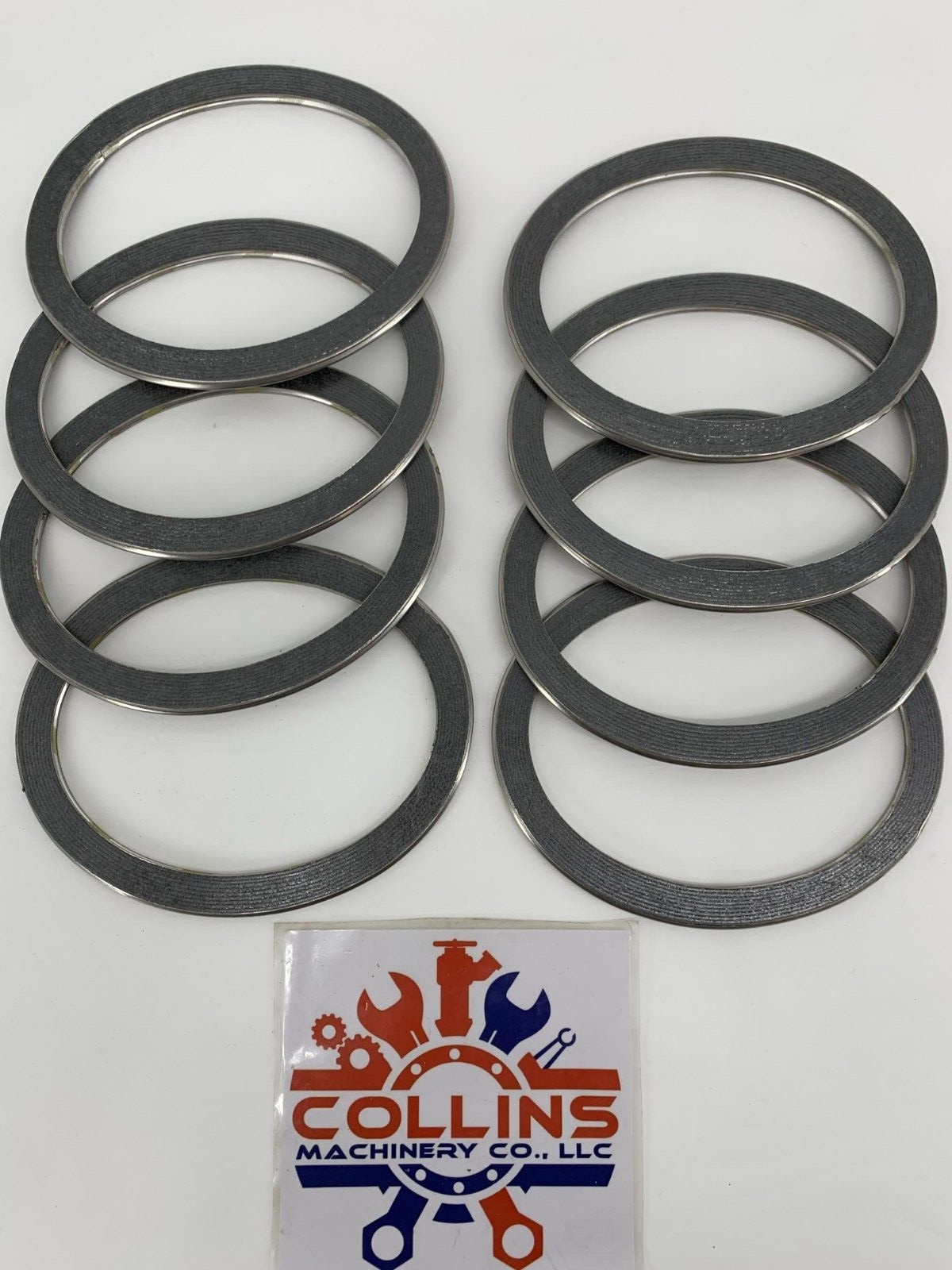 Flexitallic 3-1/2 x 4-1/2 x 1/2-E SS 316L Spiral Wound Graphite Handhole Gasket