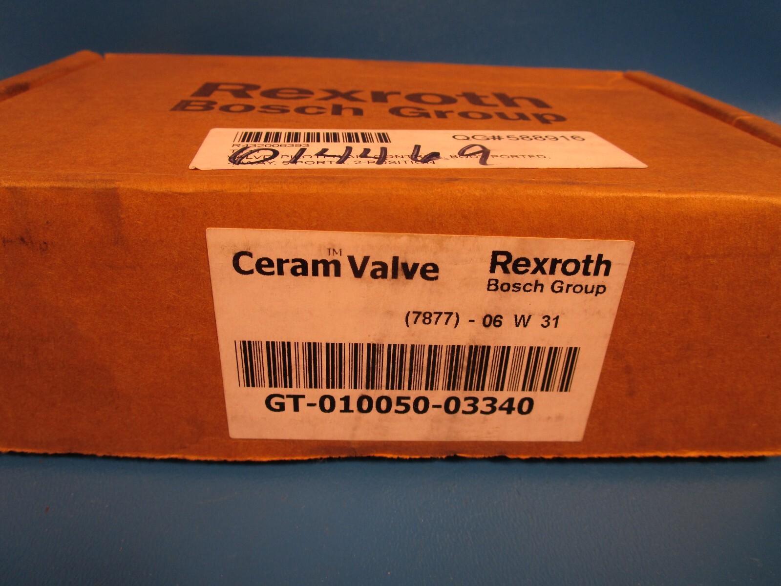 Bosch Rexroth GT-010050-03340, Ceram Single Air Pilot Valve, Metal & Air Spring