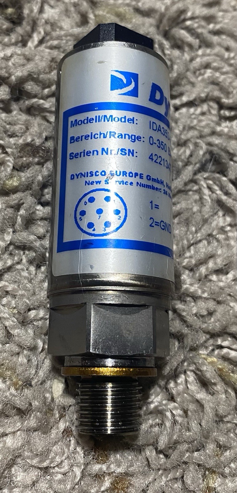 DYNISCO IDA353-3-5C-S109B Pressure Transducer