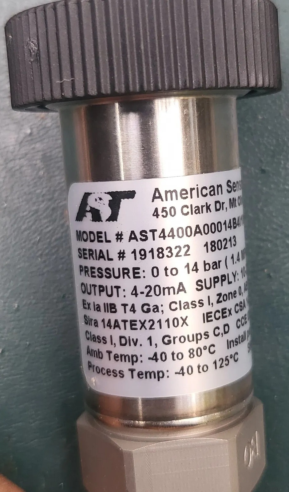 New AST American Sensor Technology Ast4400a00014b4l10004ss