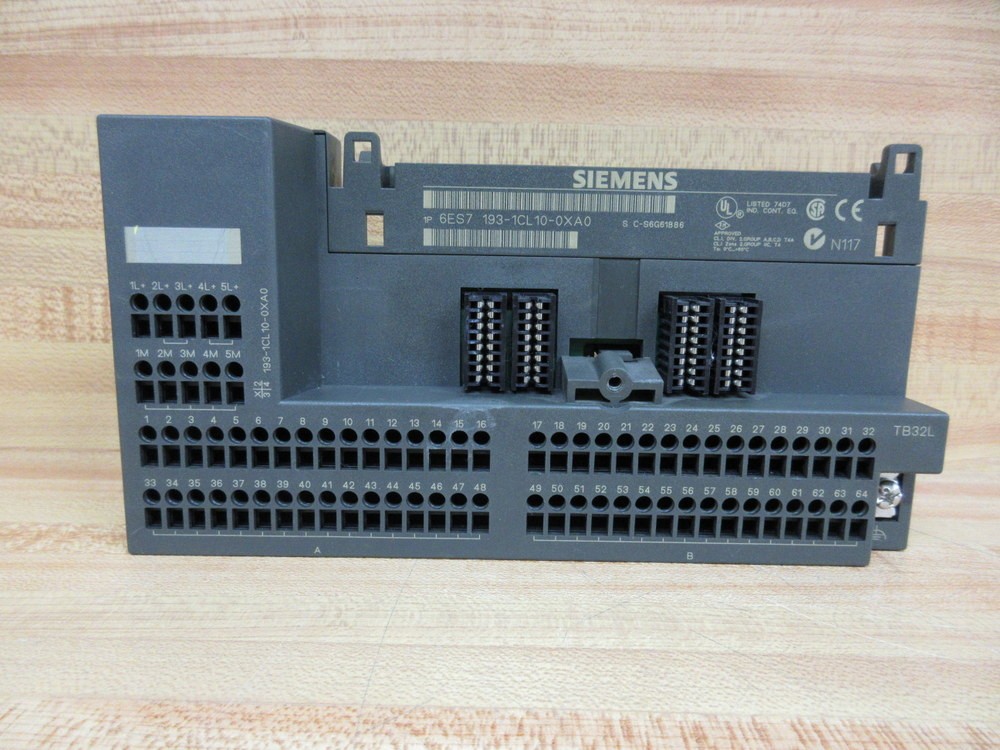 Siemens 6ES7 193-1CL10-0XA0 Terminal Block 6ES71931CL100XA0