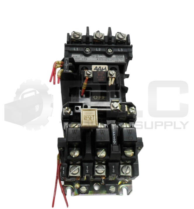 ALLEN BRADLEY 509-AOD /B CONTACTOR W/ CB236 W/ 42185-800-01 W/ 595-A /B *READ*