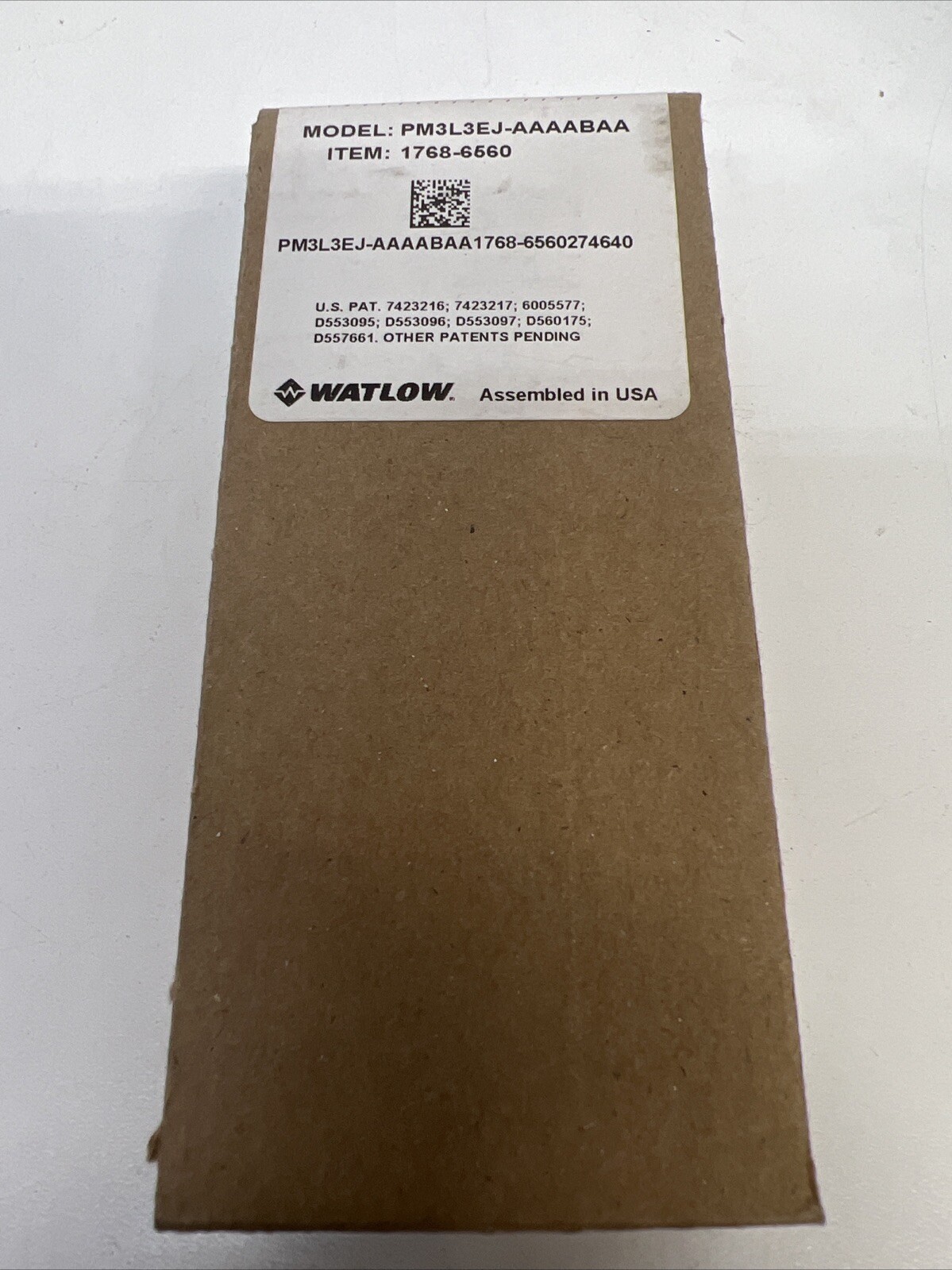 WATLOW EZ-Zone , PID Controller PM3L3EJ-AAAABAA / PM3L3EJAAAABAA / 1768-6560